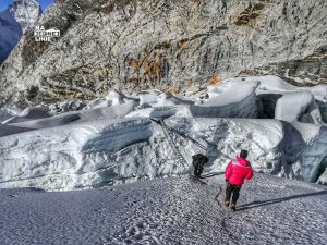 Drabina na Island Peak