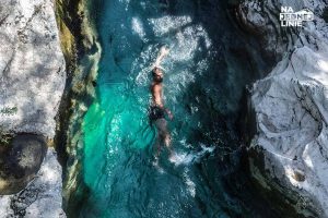 Rzeka Soca w Slowenii Alpy Julijskie