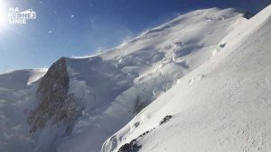 Mont Blanc po stronie Francuskiej w Alpach