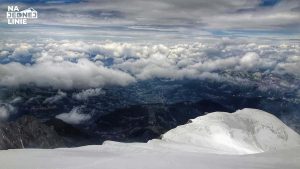 Panorama na Chamonix w Drodze na Mont Blanc
