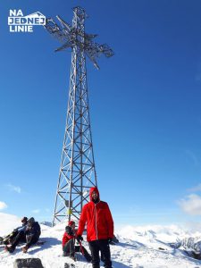 Giewont szczyt zimą w Tatrach