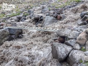 Drabina w drodze na Kazbek