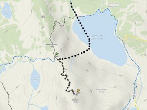 Droga na Kościelec zimą