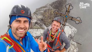 Gerlach szczyt idąc granią od Przełęczy Tetmajera.