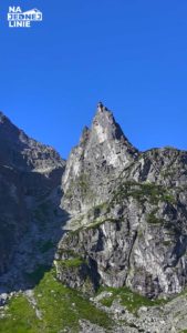 Mnich w Tatrach przy pięknej pogodzie