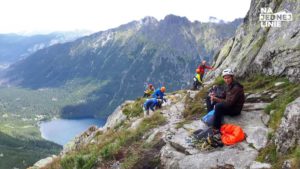 Mnich w Tatrach. PRzygotowania do wspinaczki