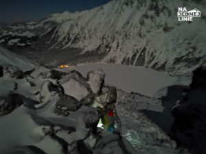 Lodospad Kuluar Kurtyki szczyt. Próg Mnichowy