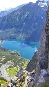 Widok na Morskie Oko z Mnicha