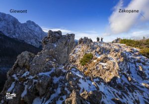 Sarnia Skała z panorama na Giewont
