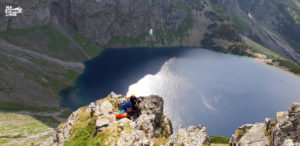 odpoczynek po zejsciu ze szczytu zabiej lallki w tatrach