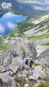 Filar Staszla i panorama na Halę Gąsienicową. Tatry
