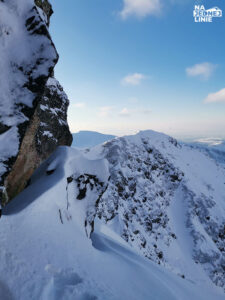 wspinaczka na Czubę nad Karbem drogą Potoczka