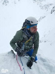 Potoczek - wyjście z płyty. Wspinaczka na Czubę nad Karbem