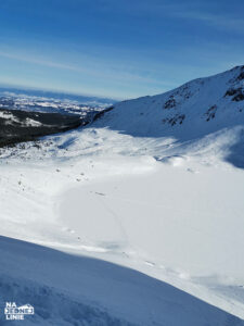 Czarny Staw Gąsienicowy zimą