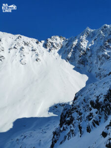 Panorama na Granaty w Tatrach zimą