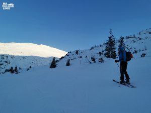 Patelnia w drodze na Kasprowy Wierch na skiturach