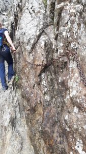 Kozia Przełęcz - łańcuchy