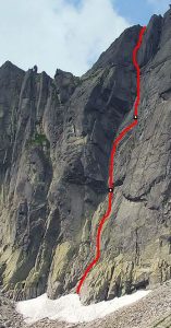 Zamarła Turnia - Lewi Wrześniacy - Topo