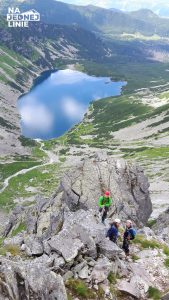 Panorama na Czarny Staw Gąsienicowy. Piękne widoki - ze szczytu Zadni Granat
