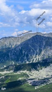 Panorama Kasprowy Wierch - widok na Żółtą Turnię